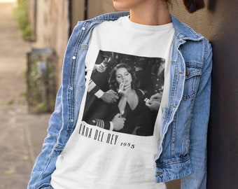 Lana Del Rey T Shirt , Women's Midweight Cotton Tee