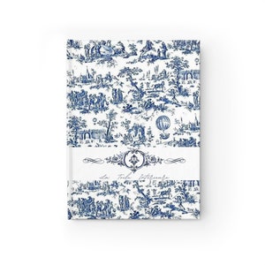 Diario en blanco Toile De Jouy, "El lienzo interior"