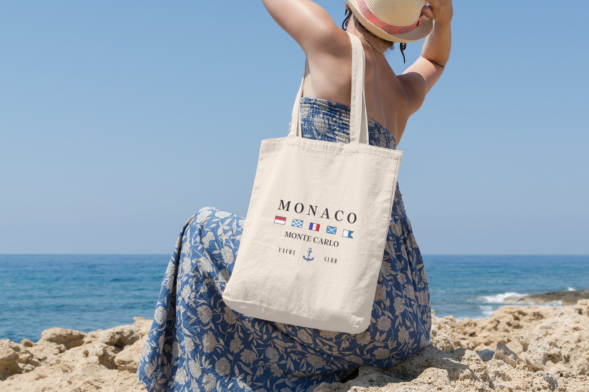 【THE SOLE】MONTECARLO / BOSTON TOTE BAG Monaco Monte Carlo Canvas Tote Bag , Yacht Club Beach Bag - Etsy