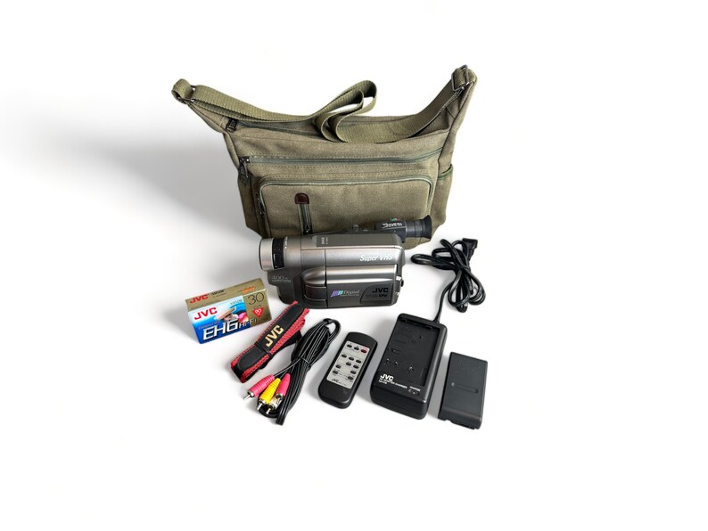 JVC Super VHSC Camcorder Y2K Bundle Grsxm920 Etsy