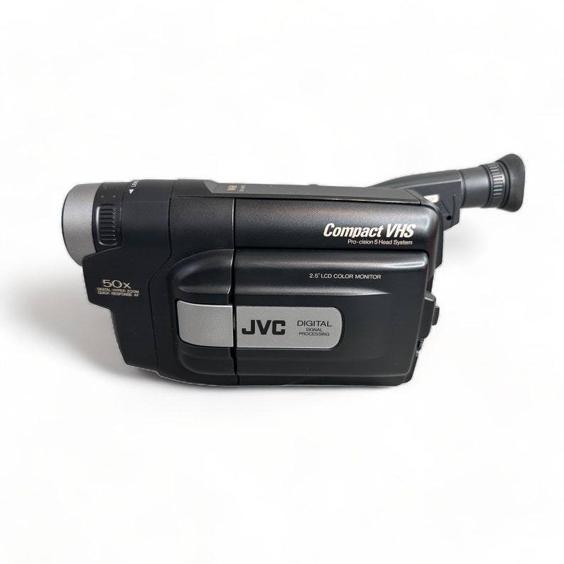 VHSC Camcorder Y2K JVC Bundle With New Battery Cables Tested and