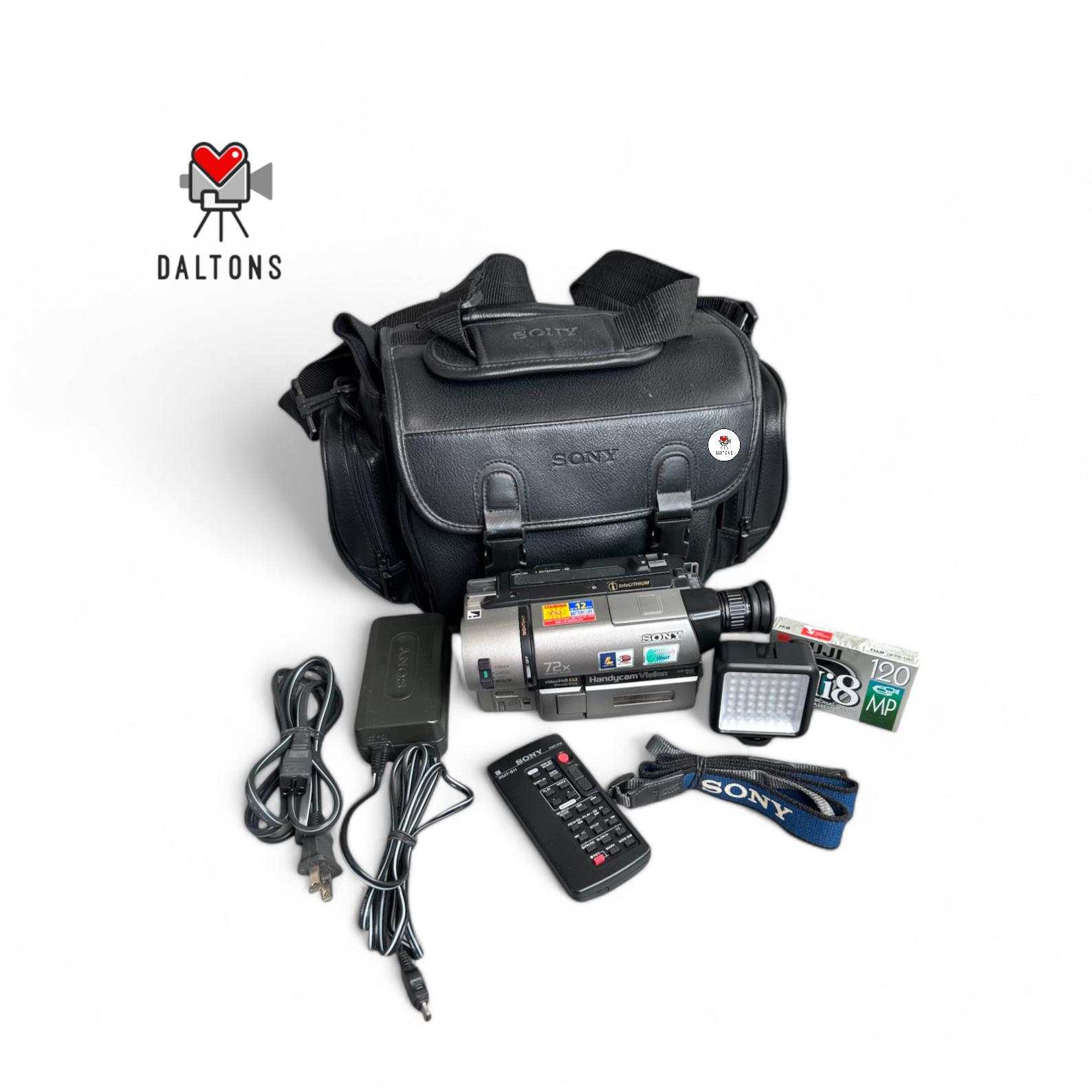 Sony Hi-8 Camcorder CCD-TRV65 Handycam Bundle | Night Shot +