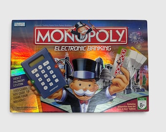 Juego de mesa Monopoly Banca Electrónica 2007 Cajero automático completamente funcional
