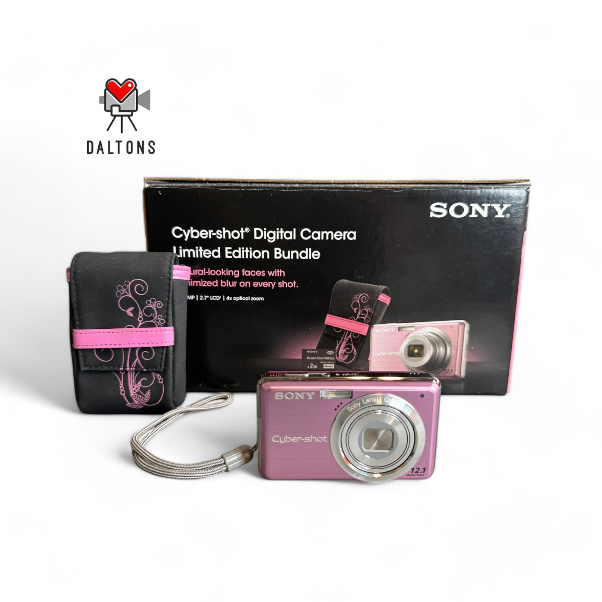 Sony Cyber-shot Pink Digital Camera Y2K 12.1 MP Limited