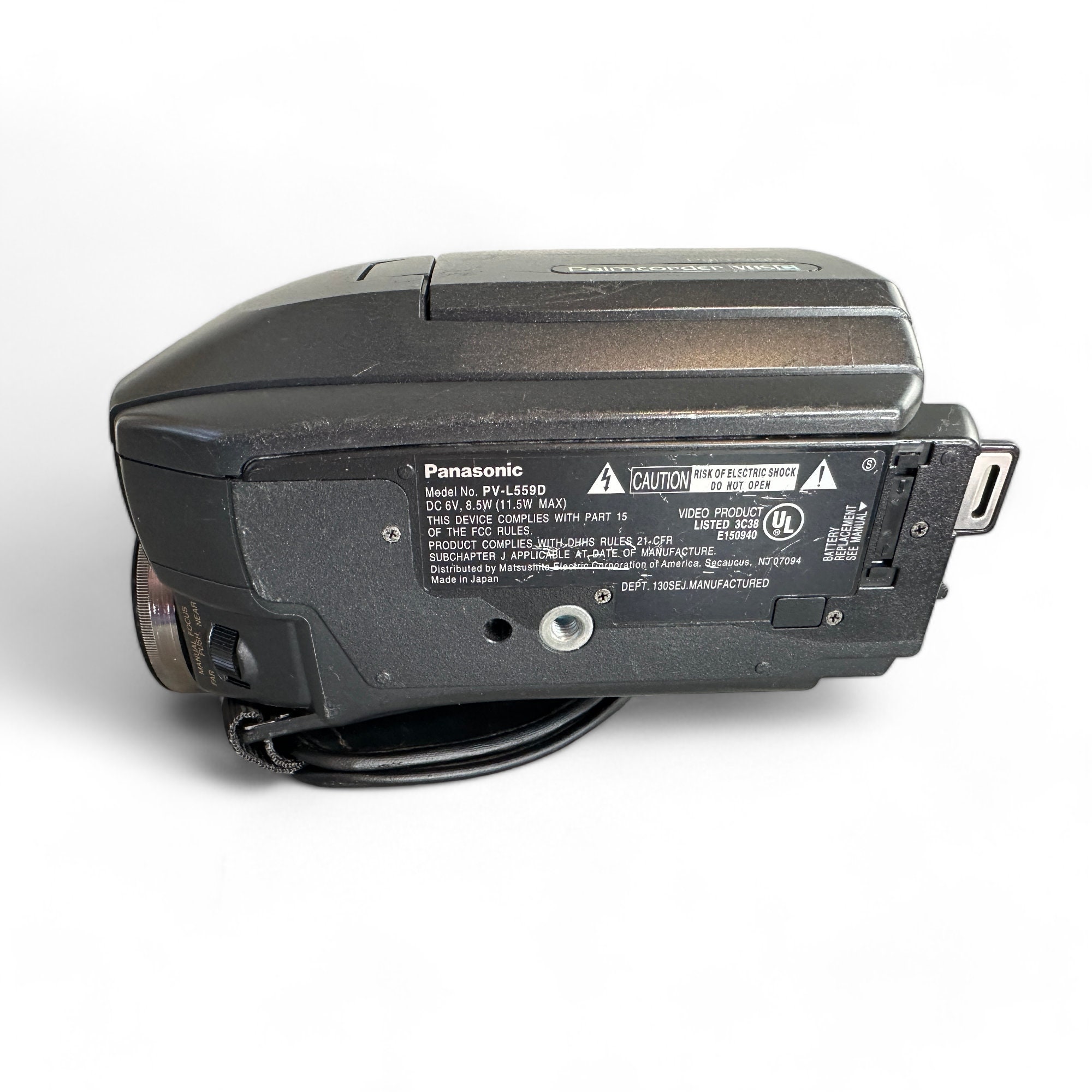 Panasonic PVL559 VHSC Camcorder Palmcorder Bundle Battery Remote