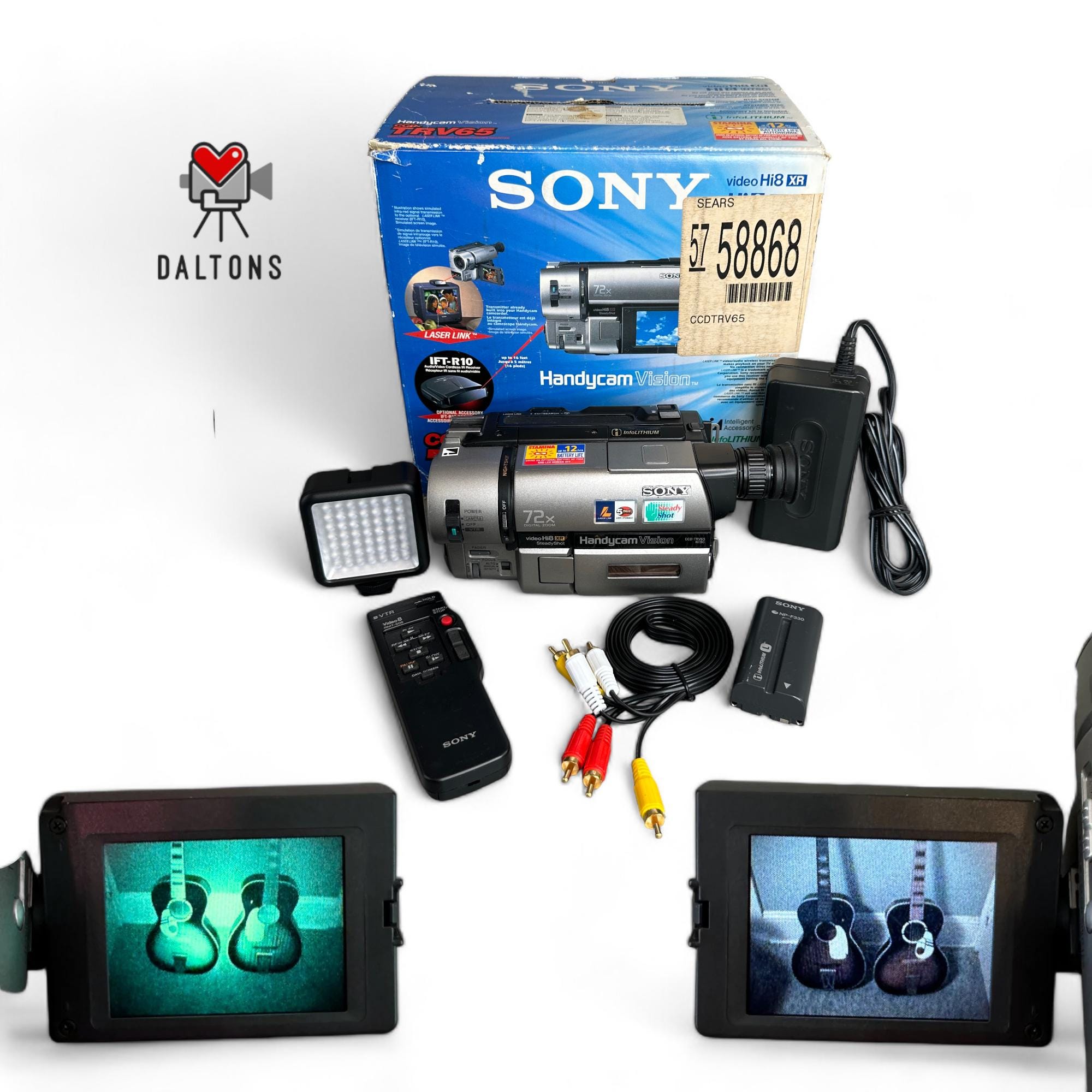 SONY Handycam Hi-8 Camcorder With Night Shot CCD-TRV65 Night