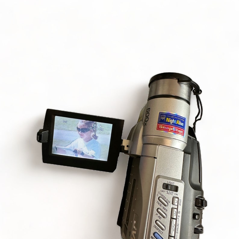 JVC Super VHSC Camcorder Y2K With New Battery Charger & Cables Tested