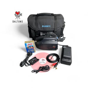90s Panasonic VHS-C Camcorder PV-L659D Y2K Palmcorder Complete Bundle + Case New battery