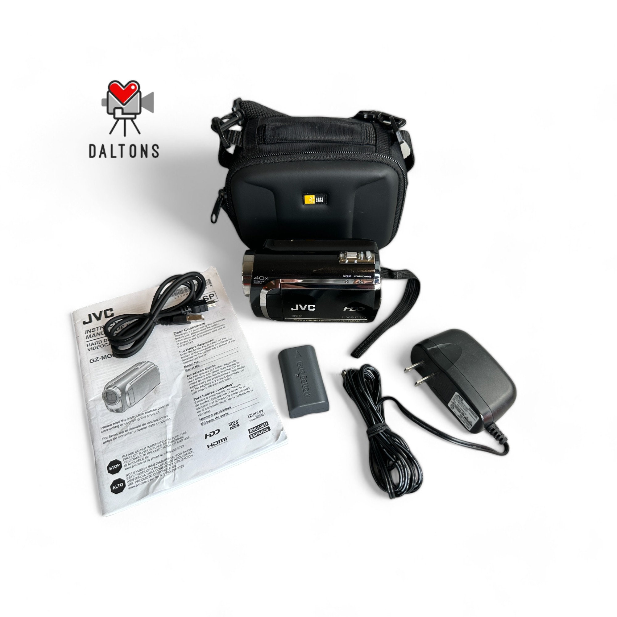 JVC Y2K Digital Camcorder Everio GZ-MG670 HDD Bundle