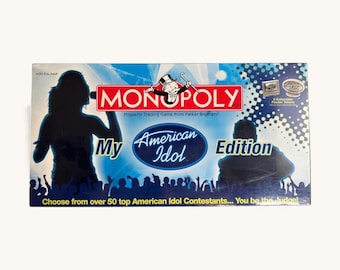 Juego de mesa Monopoly de American Idol, edición My American Idol de 2007, nuevo, sellado, juego de colección de USAopoly