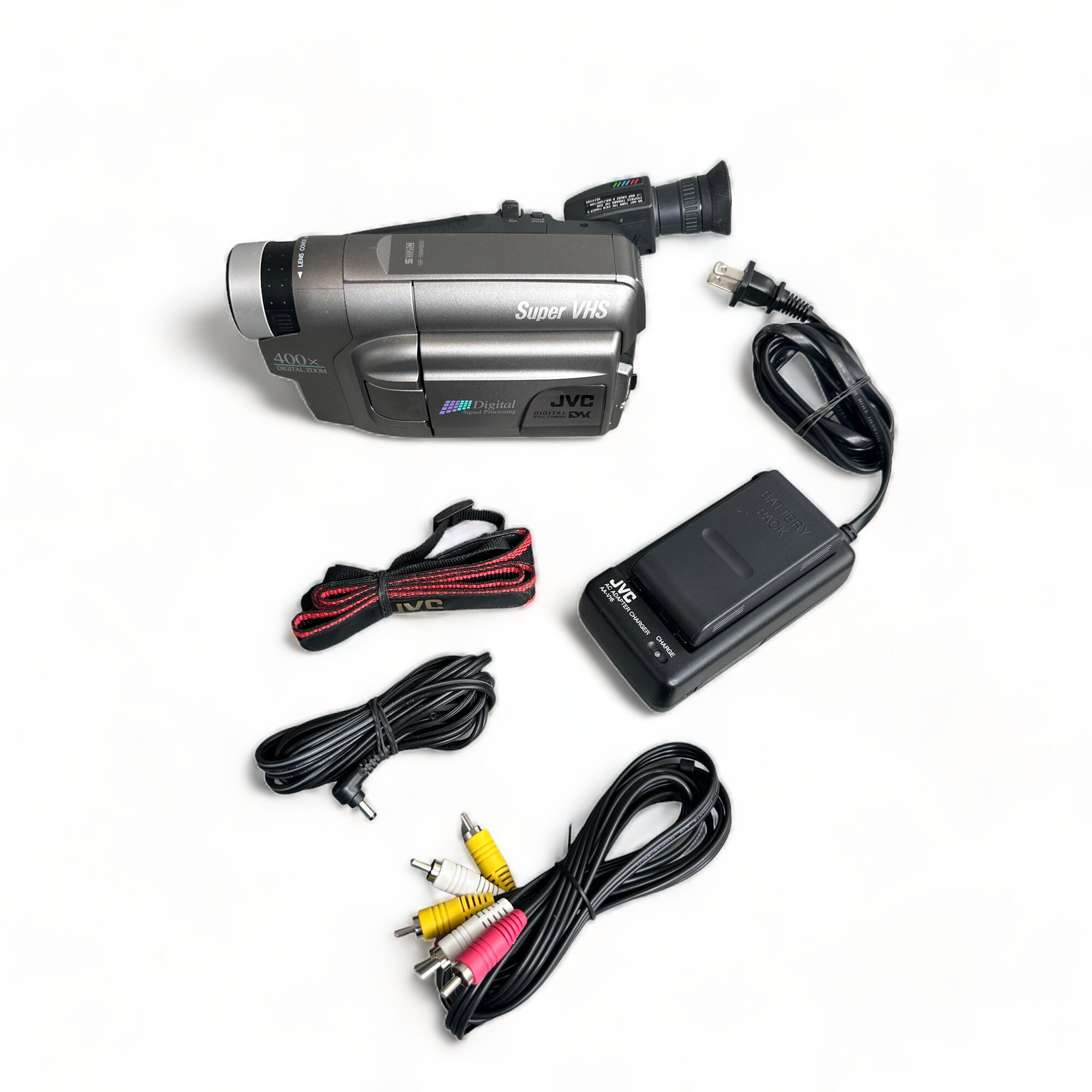 Super VHSC Camcorder Y2K JVC Bundle With New Battery Cables Tested and