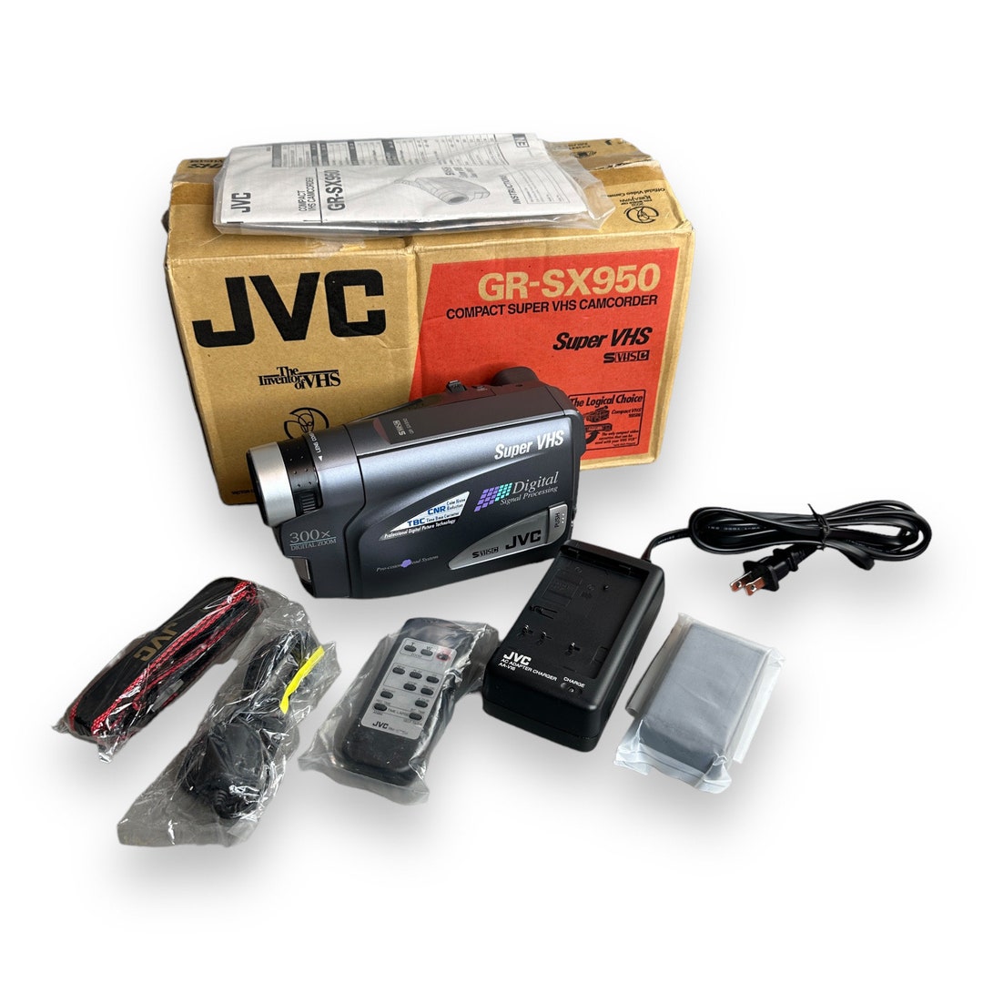 JVC Super VHSC Camcorder Y2K Bundle New Old Stock GRSX950 Etsy
