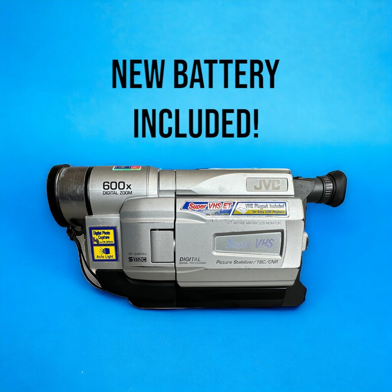 JVC Super VHSC Camcorder Y2K With New Battery Charger & Etsy