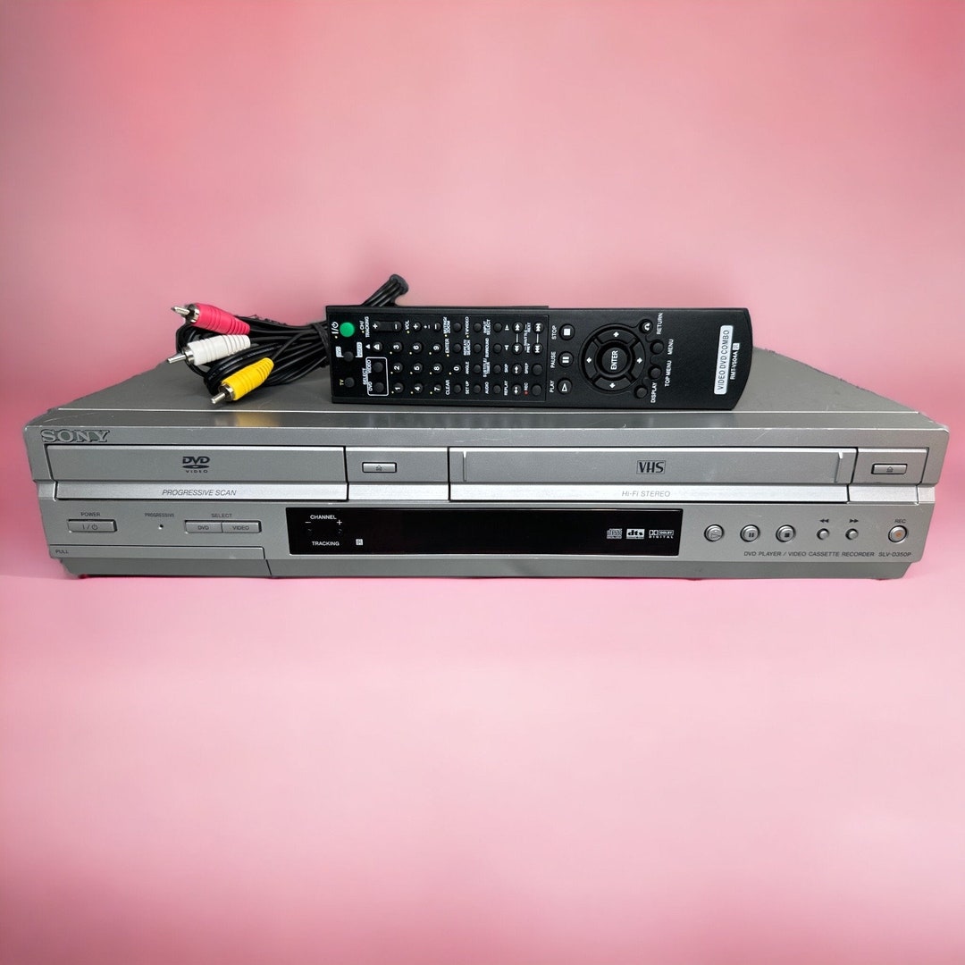 Sony VCR DVD Combo Player 4 Head VHS Recorder With New Remote Etsy