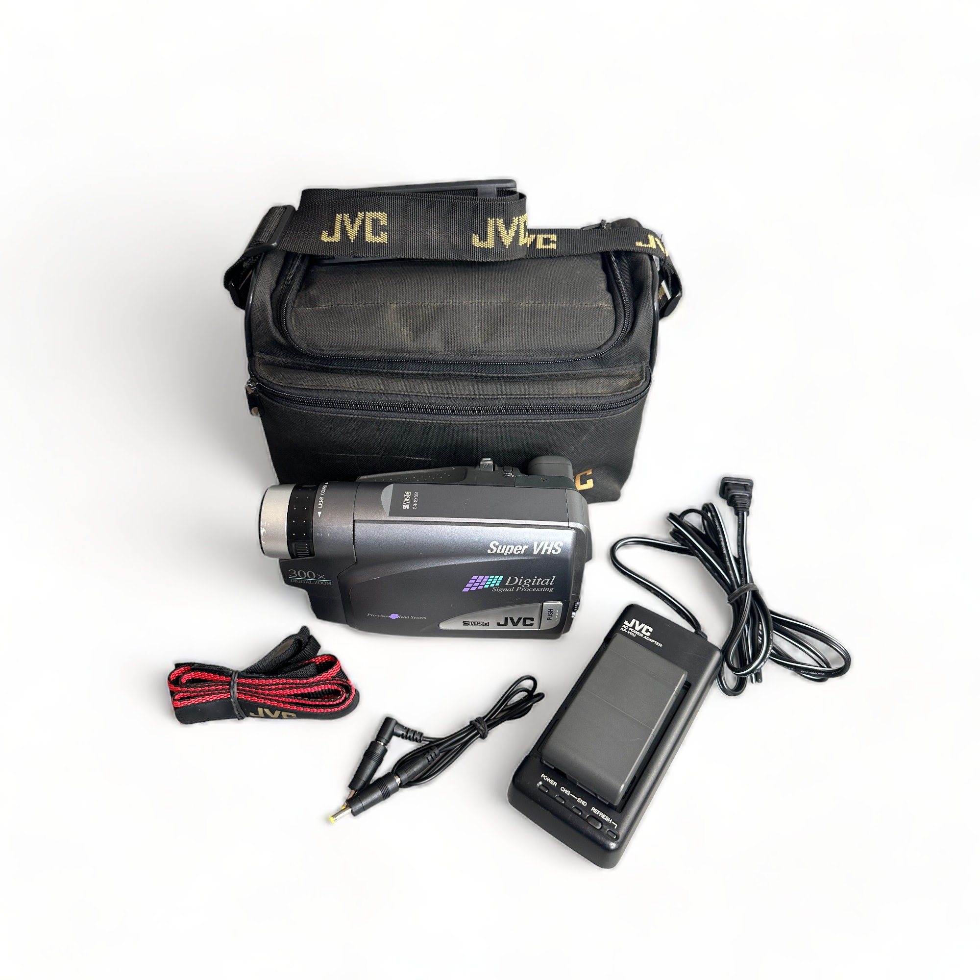 Super VHSC Camcorder Y2K JVC Bundle With New Battery Cables Etsy