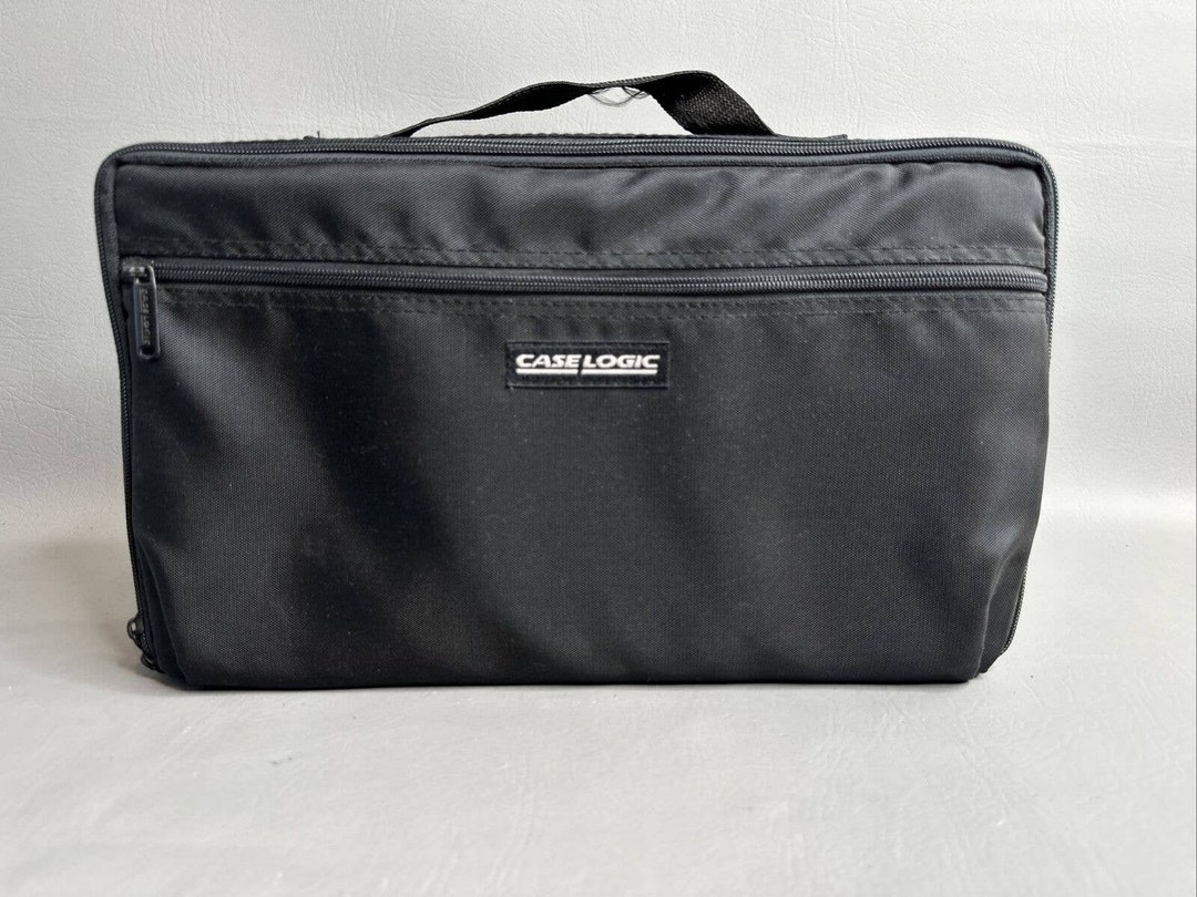 Vintage Case Logic Cassette Tape Holder Black Holds 30 Etsy