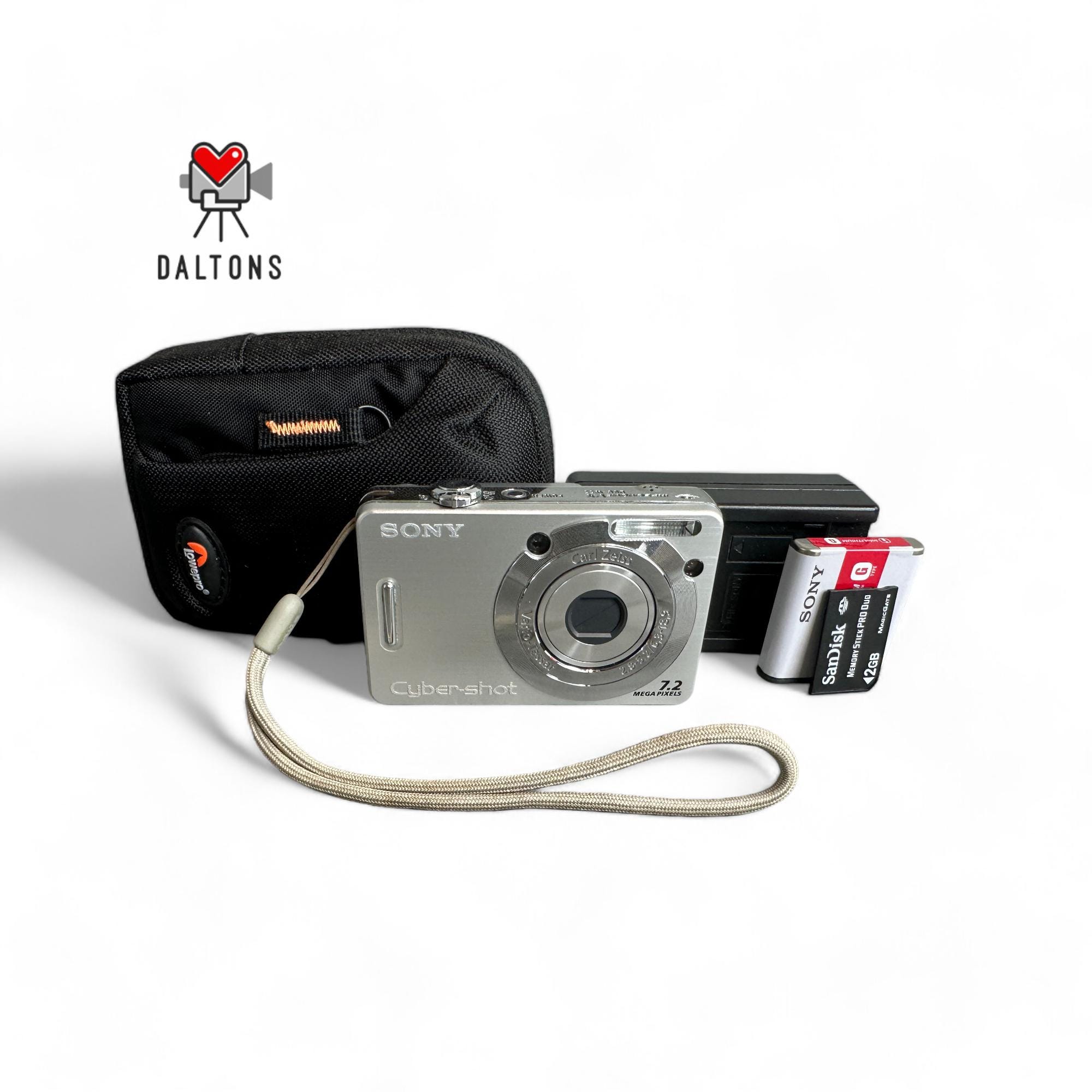 Sony Cyber-shot DSC-W55 MP Digital Camera Battery, Charger