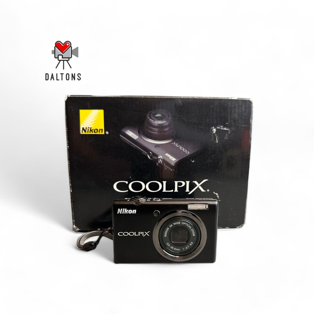 Nikon Coolpix S570 12MP Digital Camera Black Battery Charger SD Card Etsy