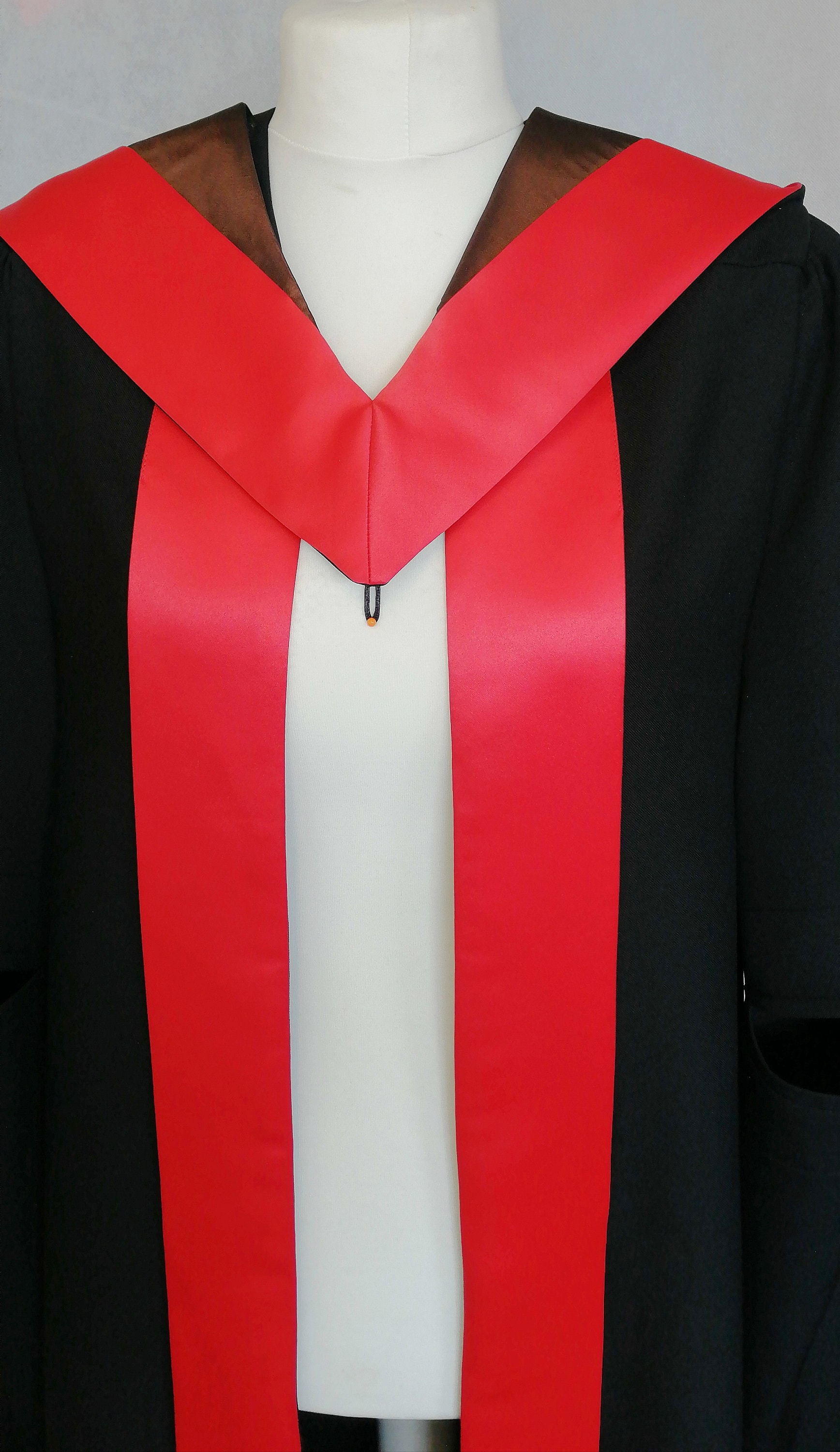 Edinburgh Phd Graduation Gown, Hood and Hat, Luxury University of Edinburgh Phd Bespoke Robes