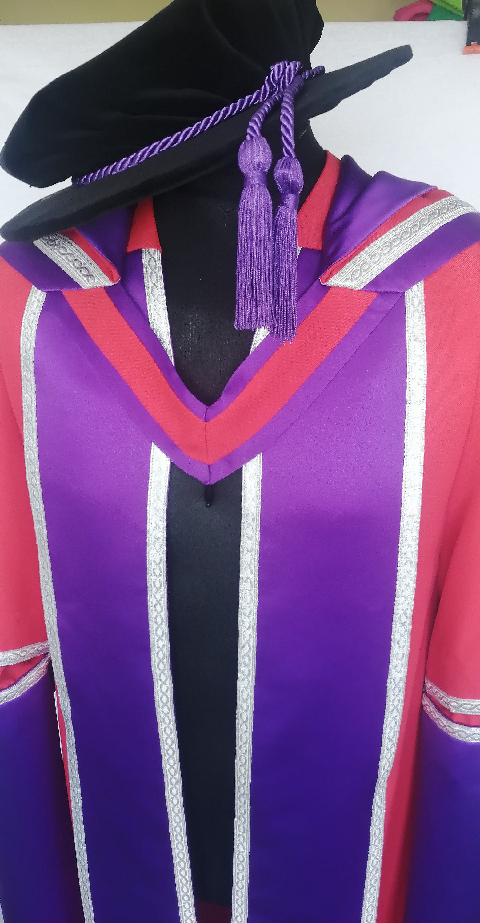 Portsmouth University PhD set, Luxury University of Portsmouth PhD bespoke robes