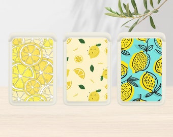 Lemon Magsafe Wallet, Magnetic Citrus Fruit Wallet Compatible with iPhone 17, iPhone 15, iPhone 14, iPhone 13, SE, Pro, Max, Plus