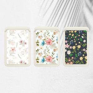Gemälde MagSafe Brieftasche, Magnetische Blumen Brieftasche Kompatibel mit iPhone 15, iPhone 14, iPhone 13 SE Pro Max Plus