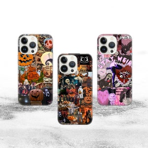 Halloween Phone Case - Spooky Horror Movie Cover for iPhone 16 Pro Max, 15 Plus, 14, 13, 12, 11, XS & Samsung S24, S23,A55,A54,Pixel 9 Pro,8