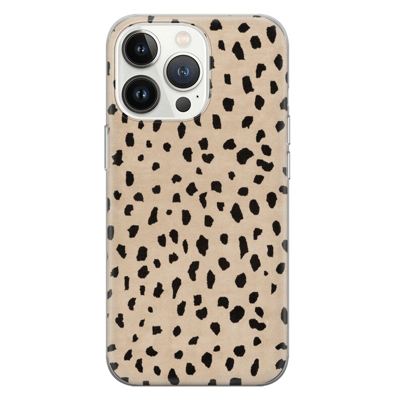 Étui de téléphone imprimé animal sauvage Couverture léopard adaptée pour iPhone 15 Pro Max, 14 Plus, 13, 12, 11, XR, XS et Samsung S23, S22, A54, A53, Pixel 8, 7. 1
