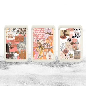 Cartera Magsafe Western Cowgirl, cartera magnética de verano compatible con iPhone 15, iPhone 14, iPhone 13 SE Pro Max Plus
