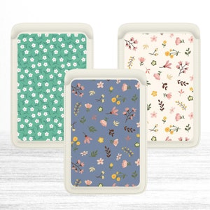 Cartera Magsafe Floral, Cartera Magnética Blanca Compatible con iPhone 15, iPhone 14, iPhone 13 SE Pro Max Plus