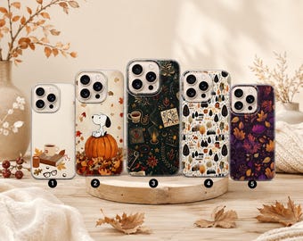 Fall Leaves  Phone Case Autumn Cover for iPhone 18 Pro Max, 17, 16, 15, Samsung S26 Ultra, S25 FE, A57, A56, Pixel 11, 10