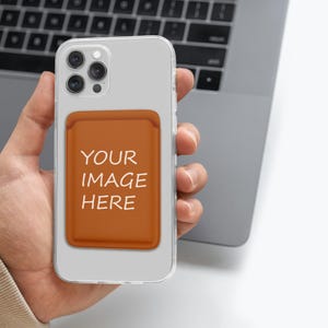 Cartera Magsafe personalizada con lata de sardinas retro, tarjetero magnético con imagen personalizada para iPhone 16, 15, 14 y 13 SE, Pro Max Plus