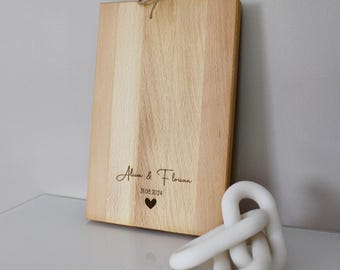 Personalized wooden cutting board | Wedding gift | Wedding anniversary | Birthday