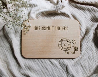 Breakfast board for children | wooden board | children's cutting board | baby gift | personalized gift | breakfast board baby