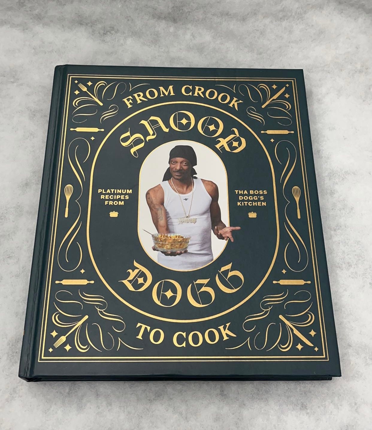 Signed Snoop Dogg Cookbook from Crook to Cook Etsy