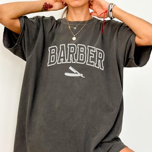 Barber Shirt Vintage Barber Tool Tee Barber Tee Hairstylist Tee Barber Gift Hairstylist Gift Barber Pole Tee Barber Shop Gift Comfort Colors
