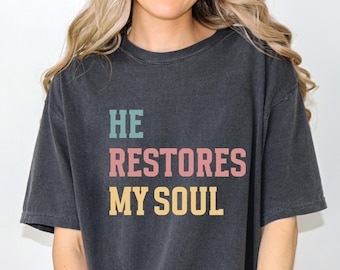 Comfort Colors Faith Shirt Bible Verse Shirt Womens Christian Gifts Religious Women Gift Jesus Apparel Easter Shirt Minimal Christian Shirt