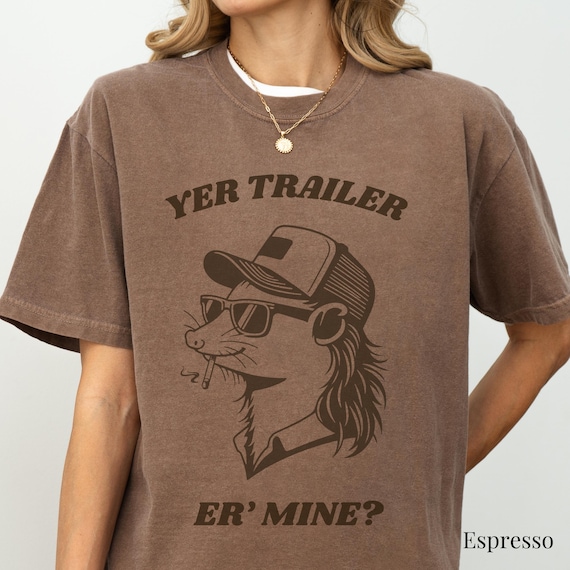 Funny Possum Shirt Adult Humor Shirt Feral Shirt Possum Trashy Tee White Trash Party Apparel Funny Redneck Shirt Possum Shirt Feral Possum
