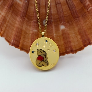 Pooh bear necklace online