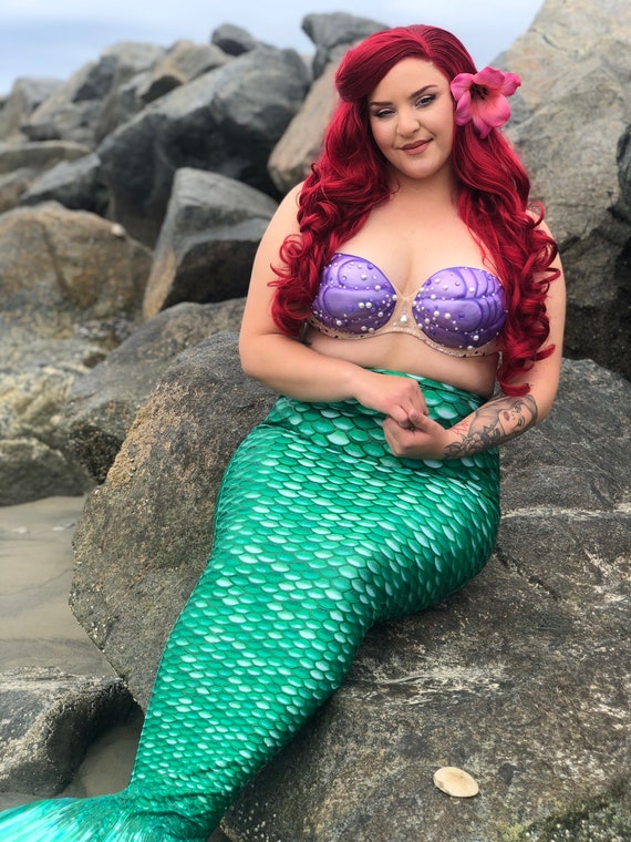 Ariel Mermaid Inspired Bra Little Mermaid Costume Cosplay 