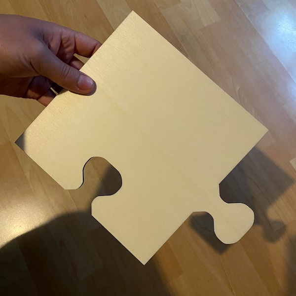 Puzzle gigante 20 pezzi Separati tutti i pezzi Modello di taglio laser File Svg, Dxf, Ai