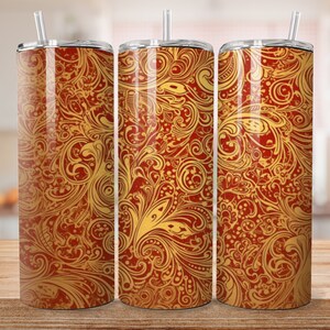 Elegant Wrapping Paper 20 oz Skinny Tumbler Sublimation Design Digital Download PNG Instant DIGITAL ONLY, Christmas Paper Tumbler Wrap