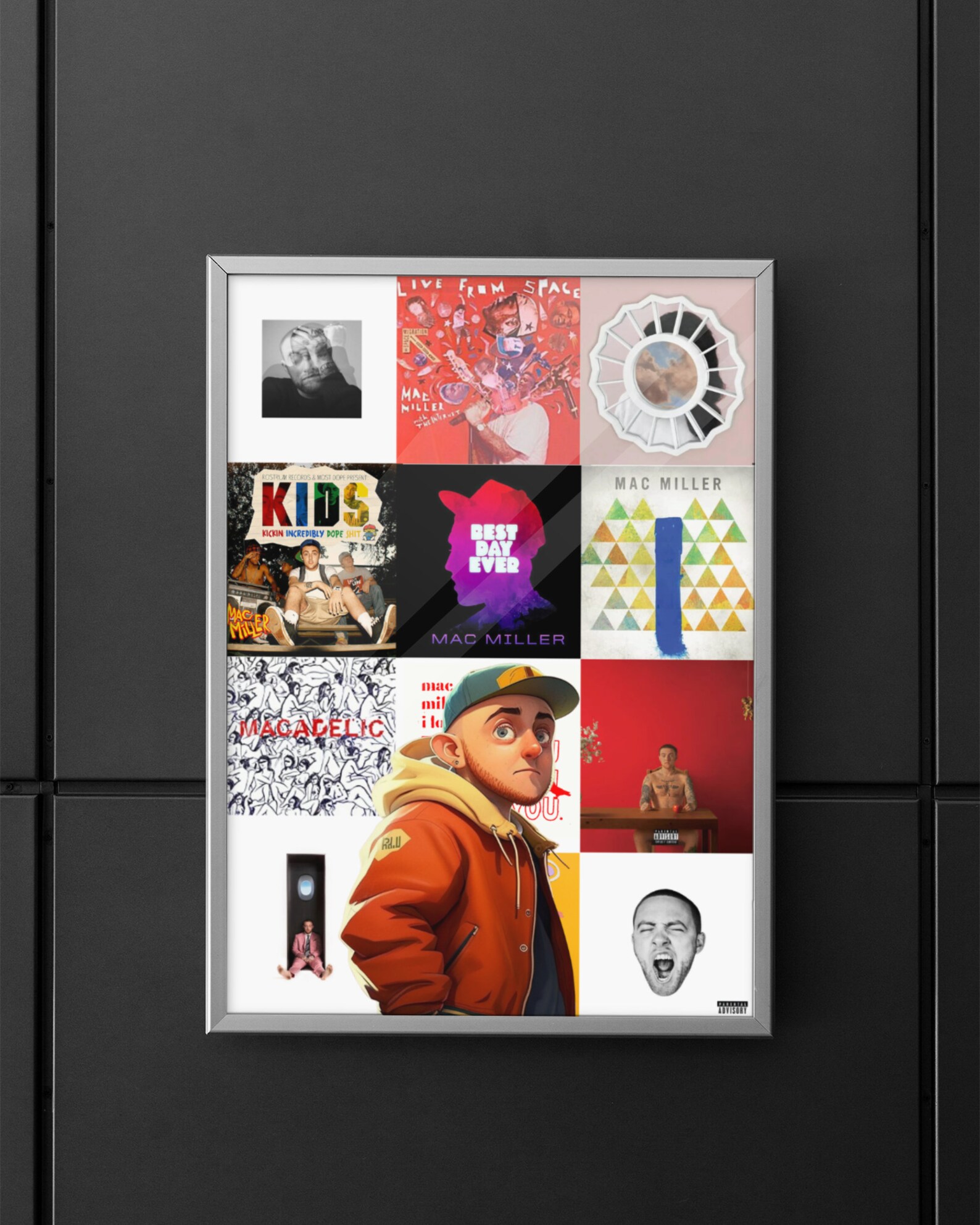 Mac Miller Poster, Mac Miller Album Cover Poster Digital Download, Album Poster Digital Download