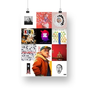 Mac miller poster, mac miller album cover poster digital download, album poster digital download