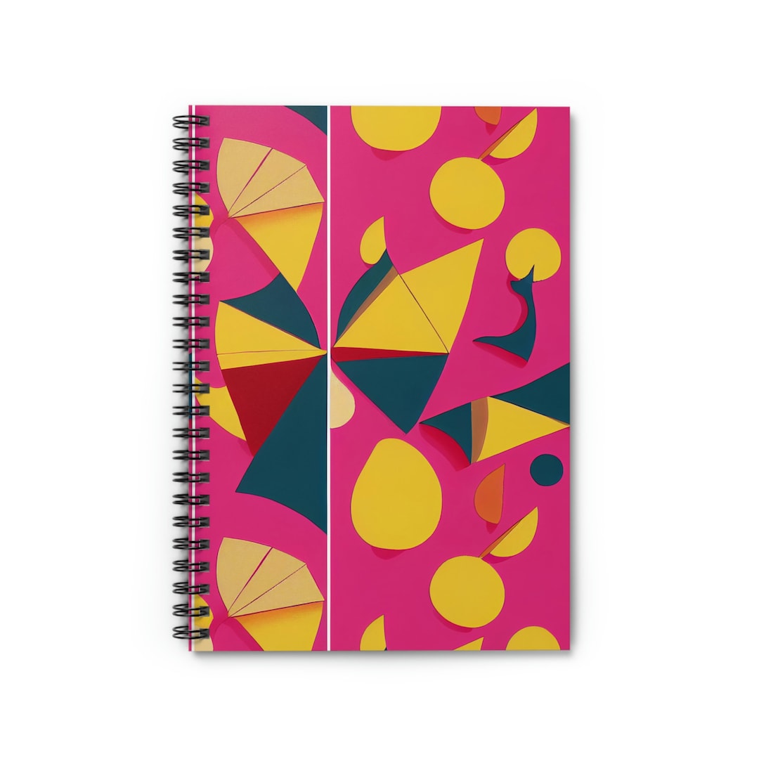 Modern Unique Notebook Spiral Notebook With Unique Cute Design 118 Pages Durable Cover Perfect ...