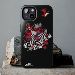 Persona 5 IPhone Case, Take Your Heart,Phantom Diebe Handy Fall,Stoßfest,Drahtlose Lade Fall,Geschenk für Ihn,P5 Liebhaber Geschenk