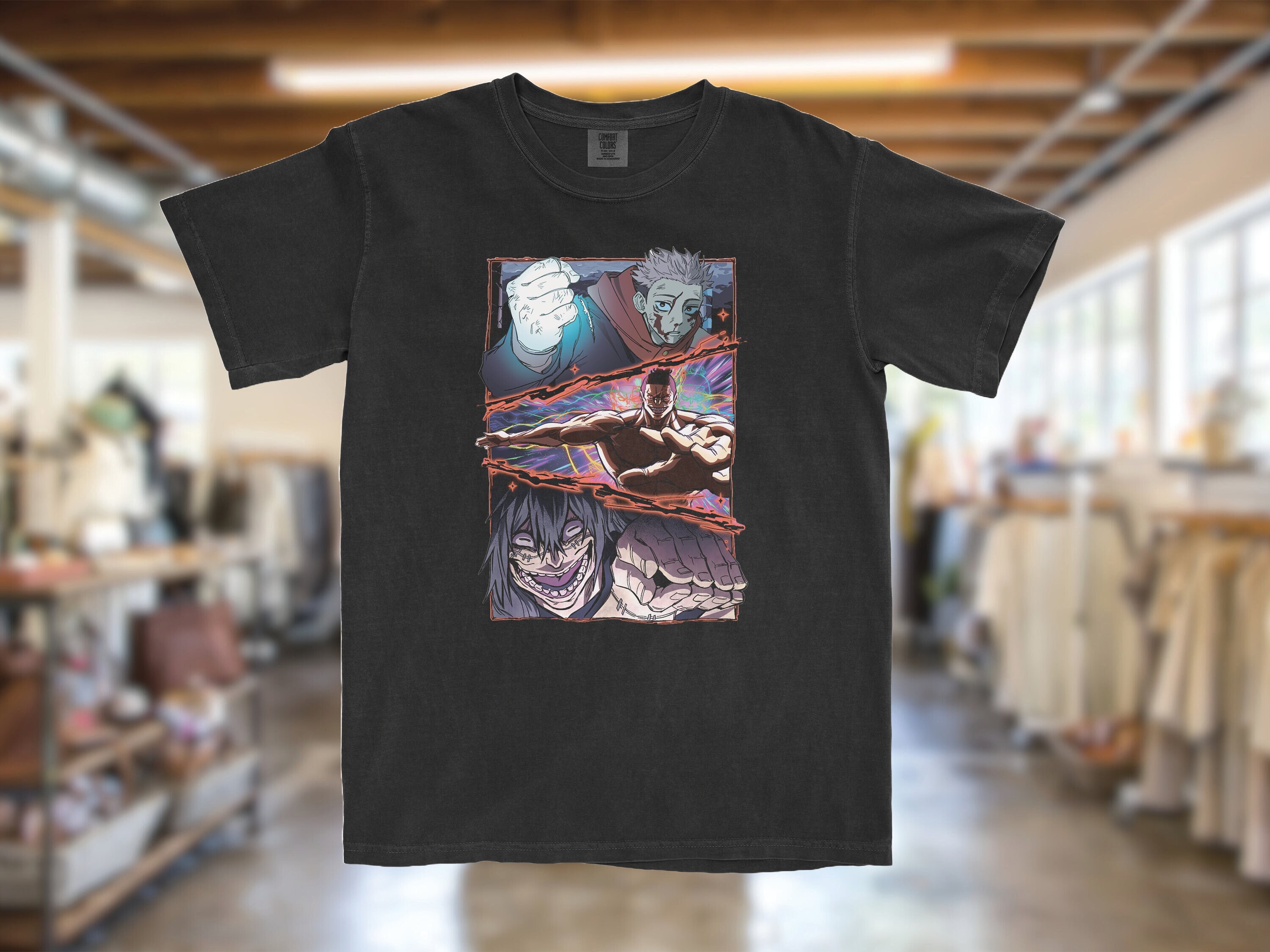 JJK Shirt,Subtle Anime Merch,Unisex Tee,Gift for Him,Domain Expansion,Toji Fushiguro,Sukuna Gojo, Yuji Itadori Merch,Aoi Todo,Megumi,Mahito