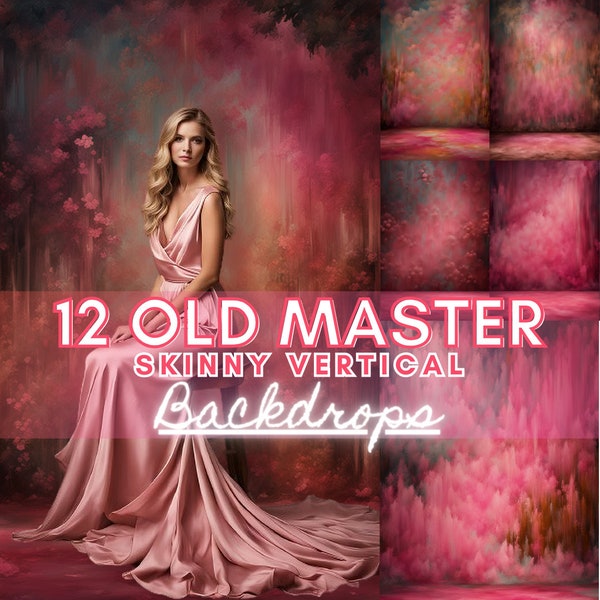 Old Master Digital Backdrops  Fine-Art Studio Digital Backgrounds for Maternity Photography Textured Backdrop Overlays