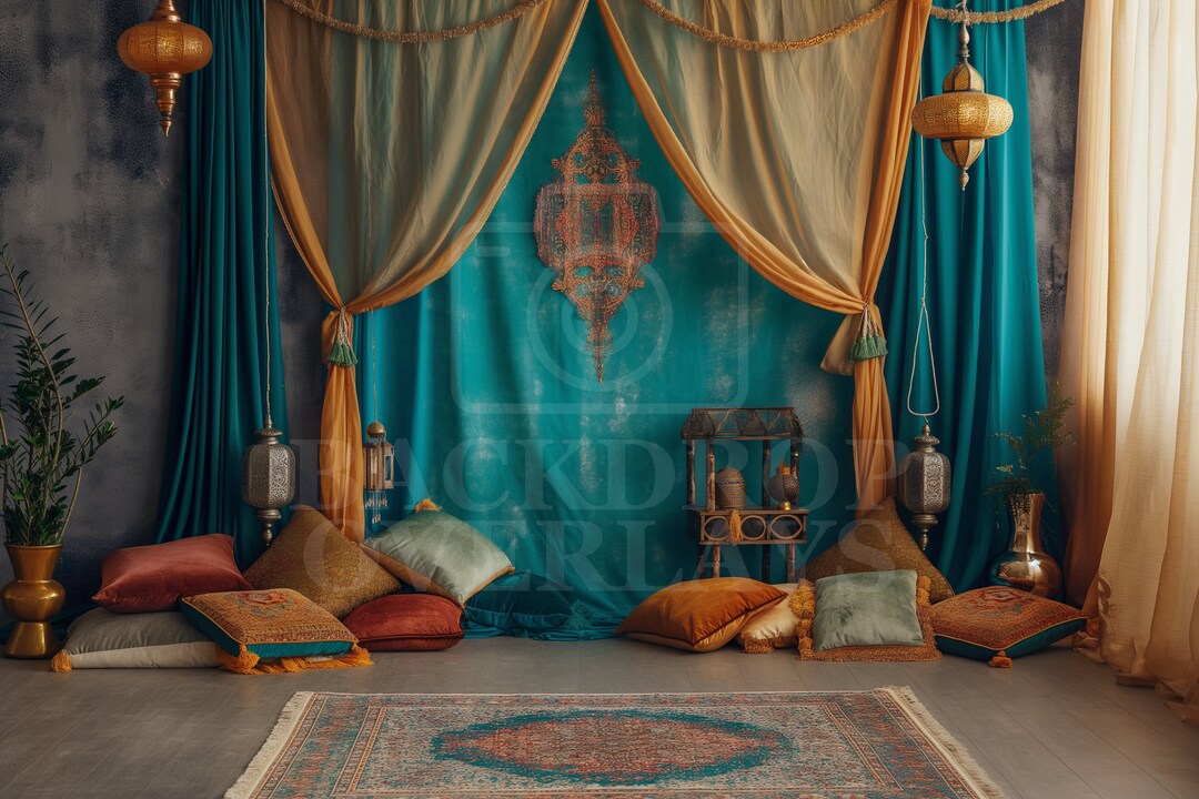 Boho Digital Backdrop Luxury Photography Background Composite Photo ...