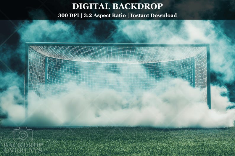 Soccer Digital Backdrop Team Sports Photography Background Studio Photo ...
